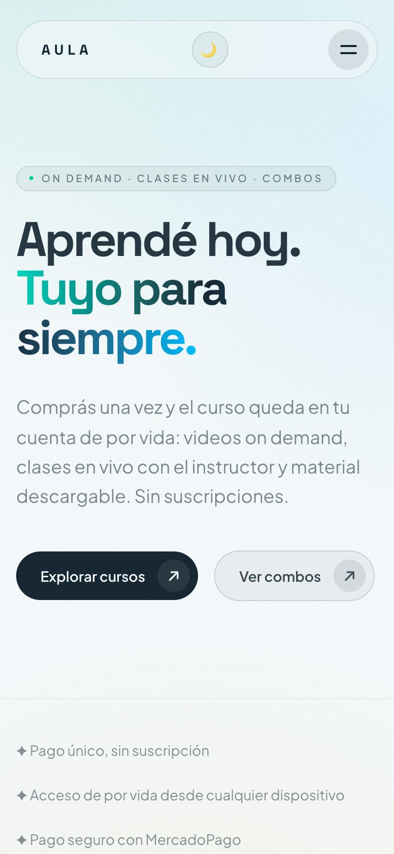 AULA on a phone