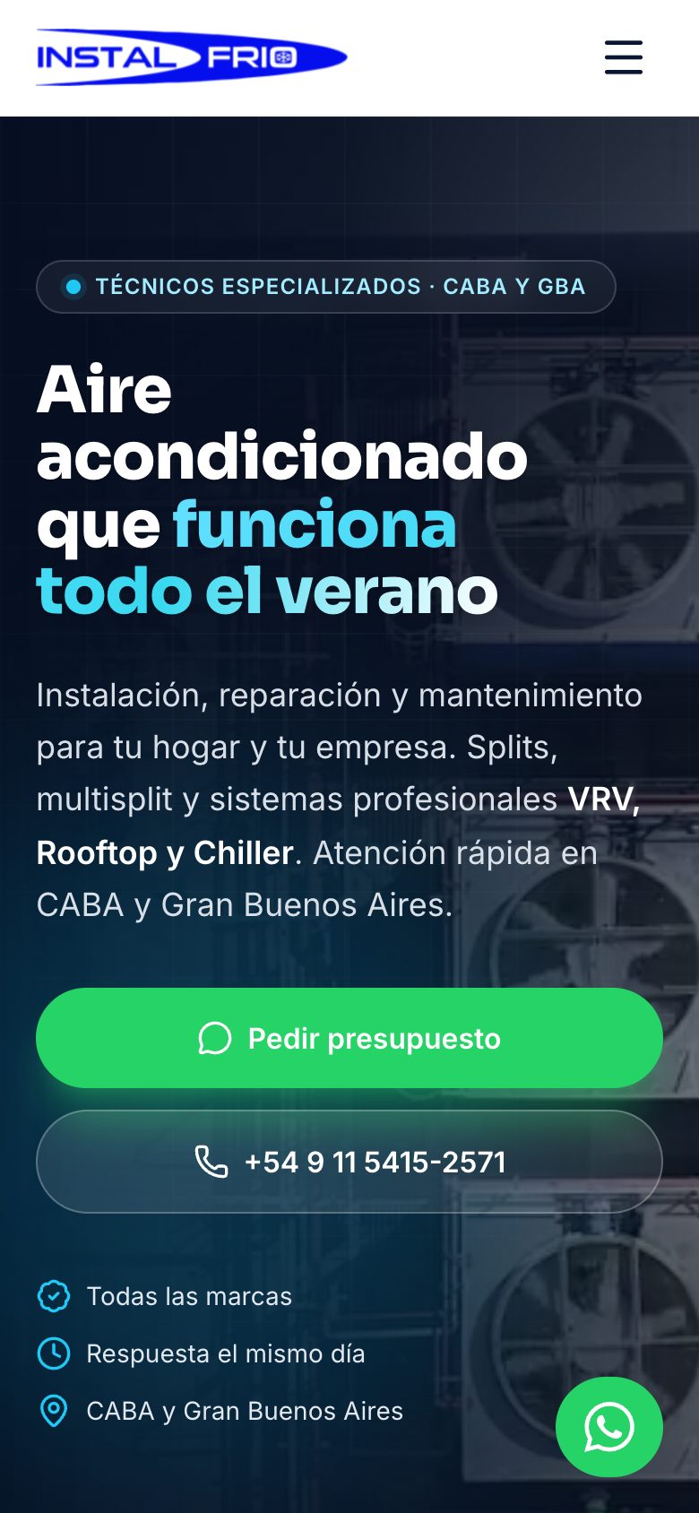 Instal Frío on a phone